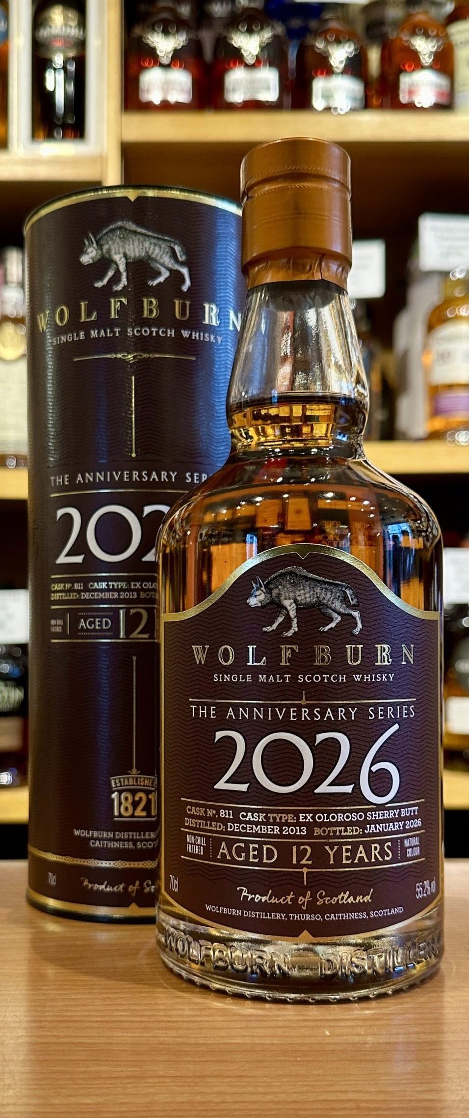 Wolfburn 2026 Anniversary Series Single Malt Scotch Whisky 70cl